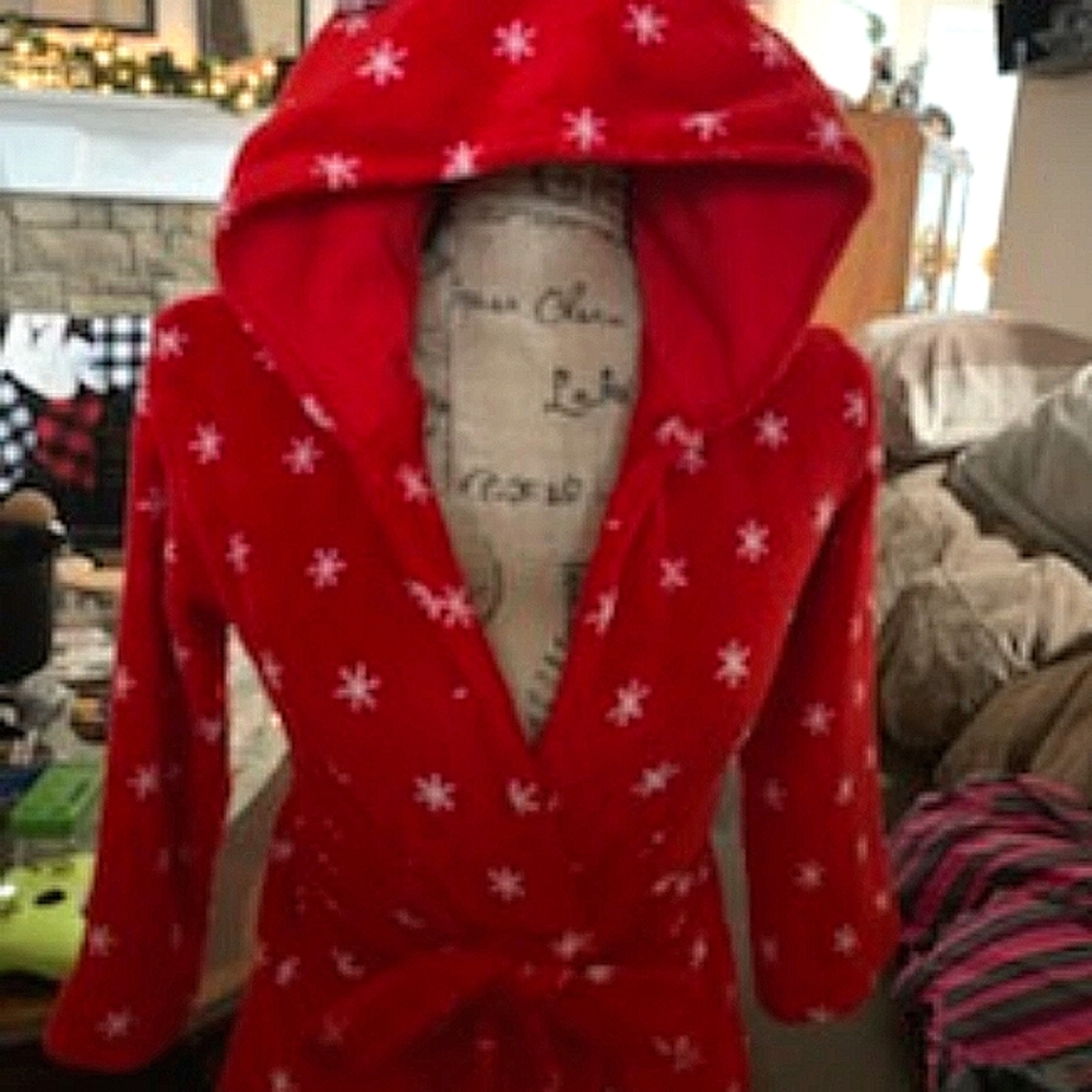 Little Girls Hooded Robe
